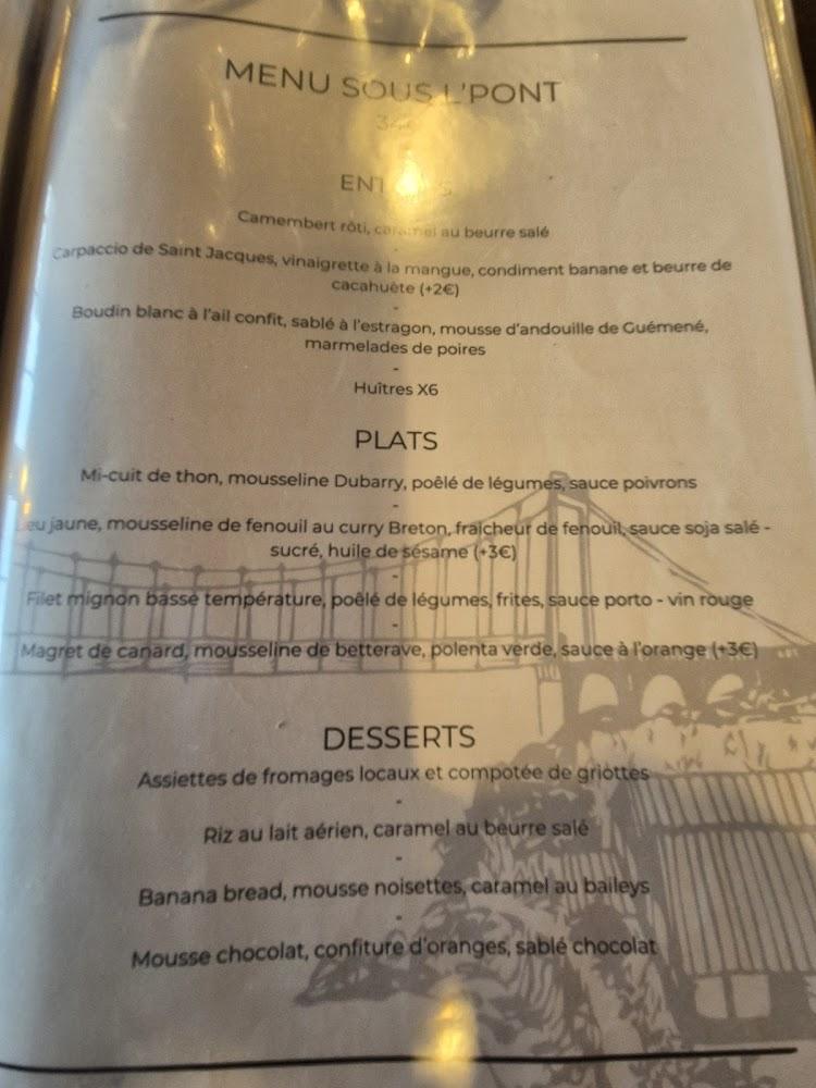 Sous L'Pont - Menu Image 1